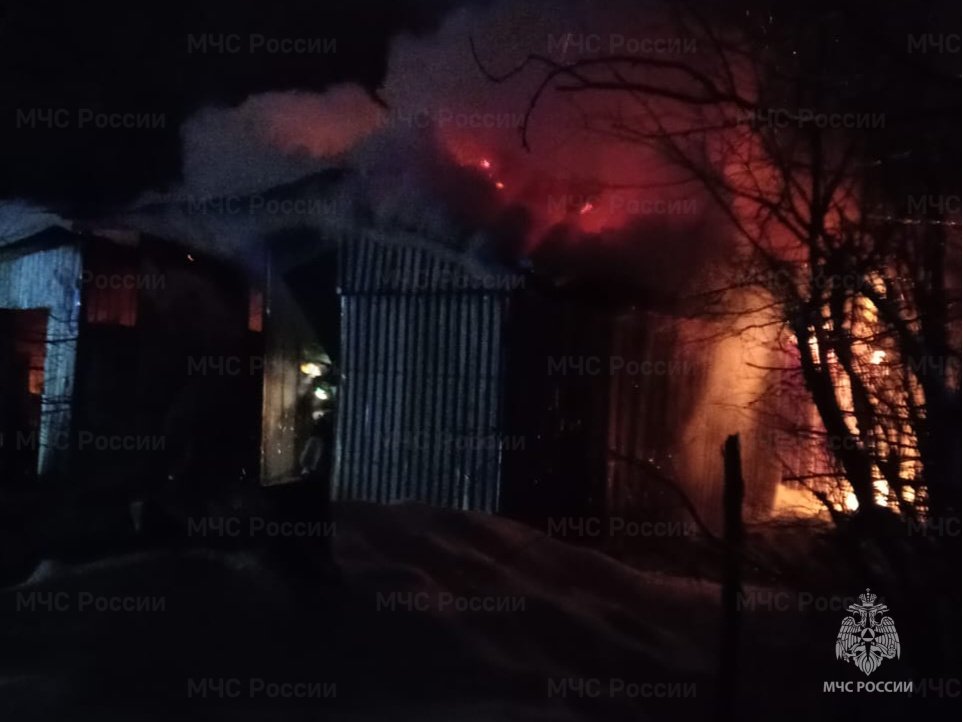 Пожар в Малоярославецком районе, г. Малоярославец-5, Военный городок