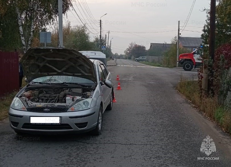 Спасатели МЧС принимали участие в ликвидации ДТП в г. Малоярославец, ул. Аузина