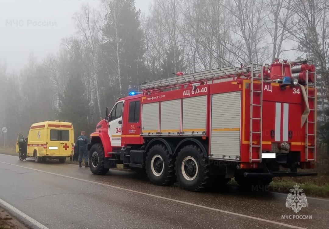 ДТП в Малоярославецком районе, 22 км автодороги «Калуга-Детчино-Малоярославец»