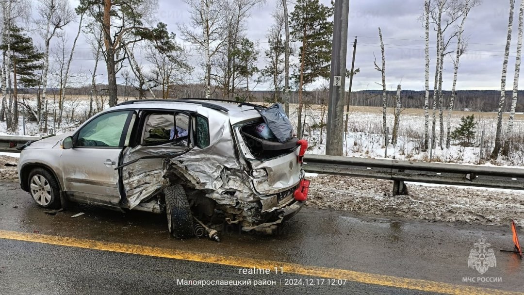 ДТП в Малоярославецком районе, 151 км автодороги М-3 «Украина»